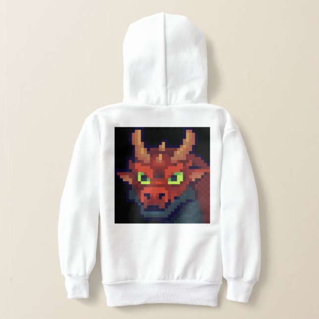 Dragon Pixel Heat Hoodie (Laydown Back)