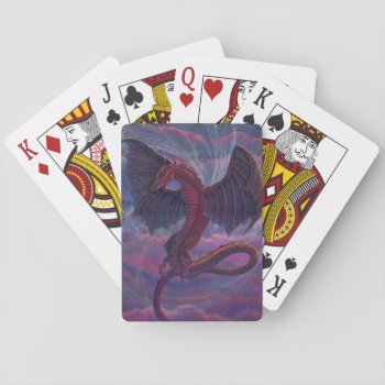Dragon Playing Cards by gailgastfield at Zazzle