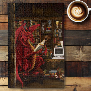 Dragon Podcast Library Jigsaw Puzzle