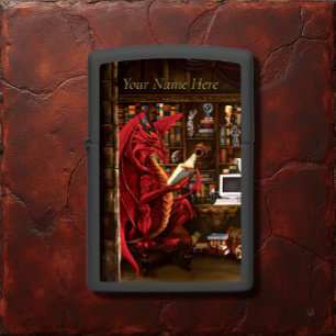 Dragon Podcast Library Zippo Lighter