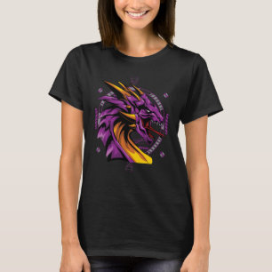 Dragon Pop Aesthetic Sacred Geometry Mandala Mitho T-Shirt