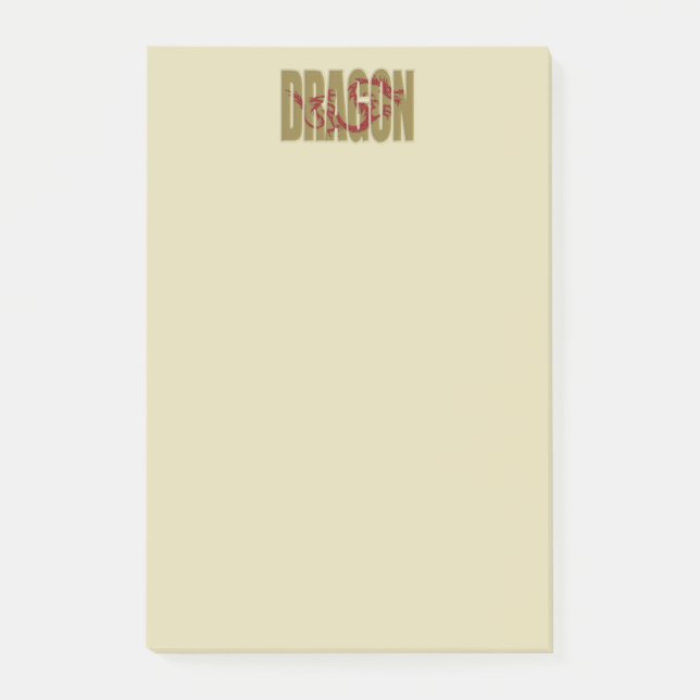 dragon post-it notes (Front)