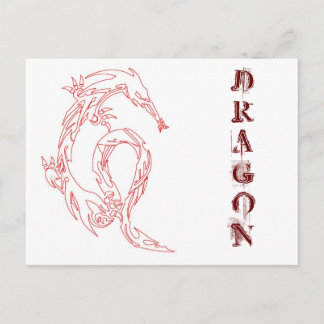 DRAGON POSTCARD