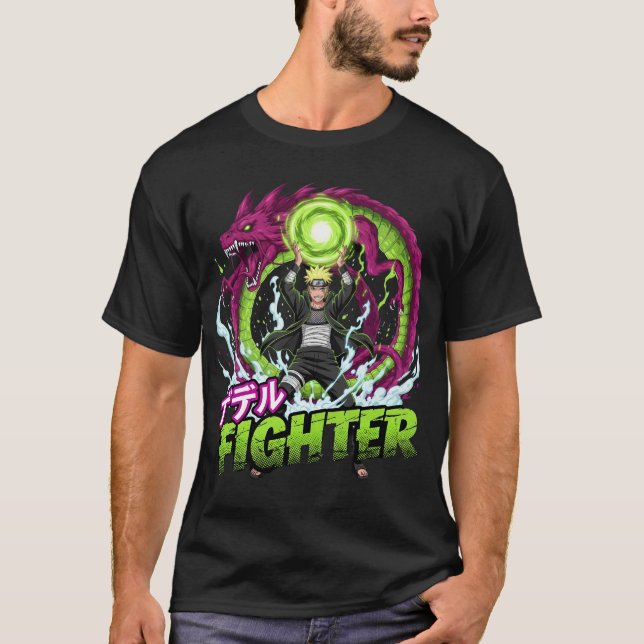 Dragon Power Fighter T-Shirt (Front)