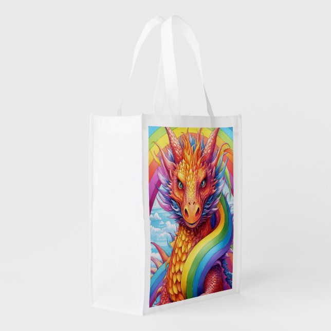 Dragon Pride Grocery Bag (Back Side)