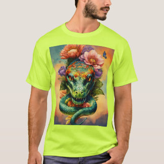 Dragon print T-shirt 