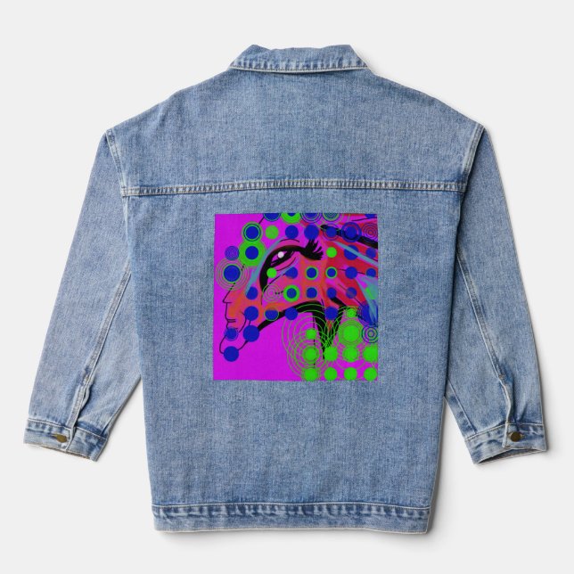 Dragon Prophetess Denim Jacket (Back)