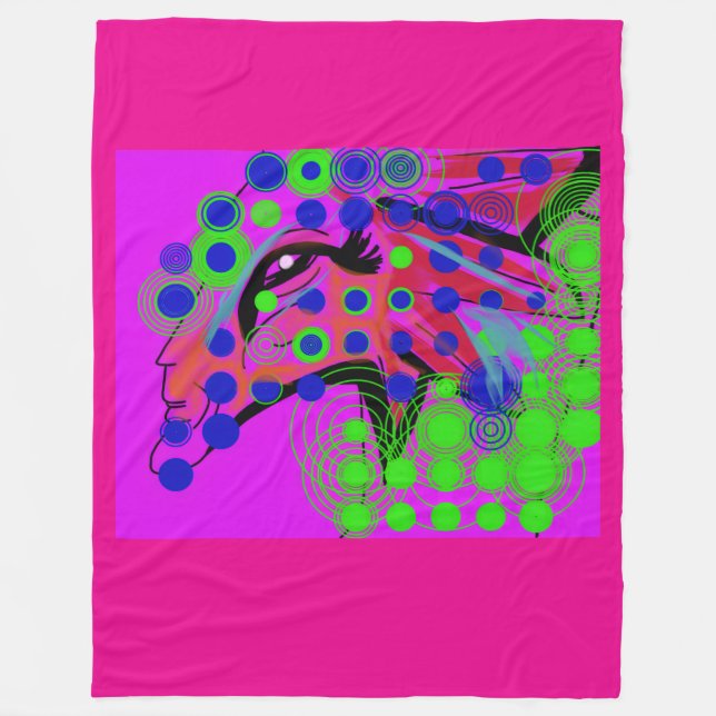 Dragon Prophetess Fleece Blanket (Front)