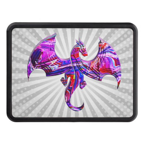 Dragon Psychodelic  Hitch Cover