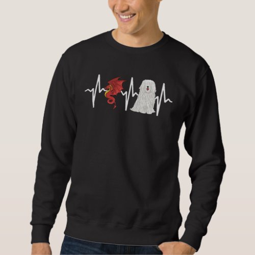 Dragon Pulik Heartbeat Dog Sweatshirt