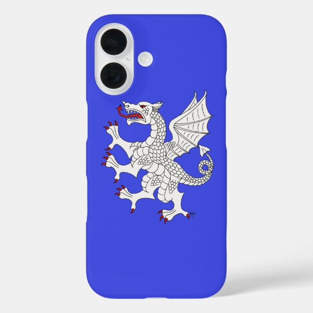 Dragon Rampant Argent Case-Mate iPhone Case (Back)