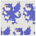 Dragon Rampant Azure Fabric