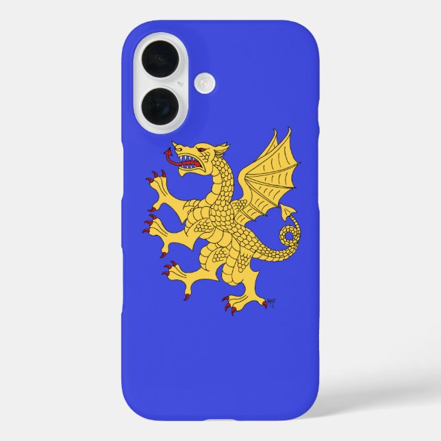 Dragon Rampant Or Case-Mate iPhone Case (Back)