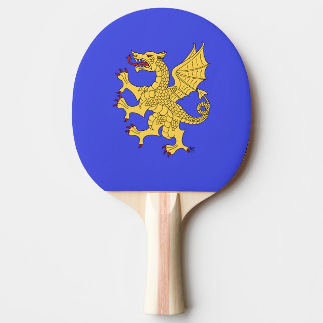 Dragon Rampant Or Ping Pong Paddle (Front)
