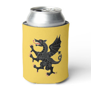 Dragon Rampant Sable Can Cooler