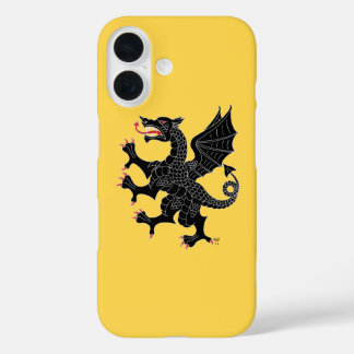 Dragon Rampant Sable iPhone 16 Case