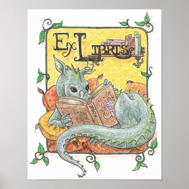 Dragon Reader Print (Front)