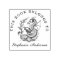 Dragon Reading a Book Library Bookplate Stamp