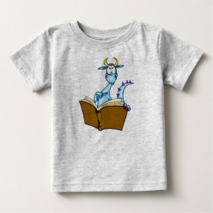 Dragon Reading Book Baby T-Shirt