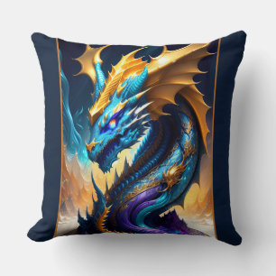 Dragon Realm 1 Throw Pillow