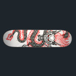 Dragon: Red Dot Skateboard<br><div class="desc">The mightiest animal over the rising sun.</div>