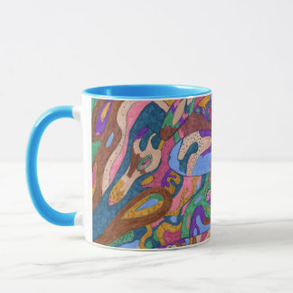 Dragon Ride, Original Abstract Mug