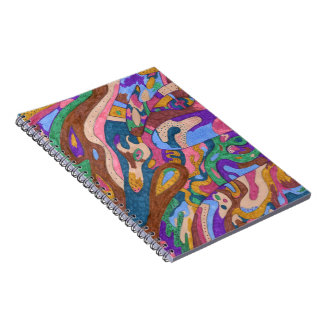 "Dragon Ride" Original Abstract Notebook