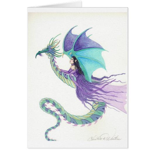 dragon rider fairy cards (Front)