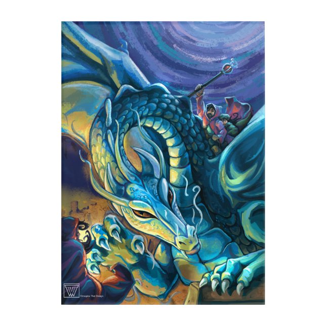 Dragon Rider Fantasy Art (Front)