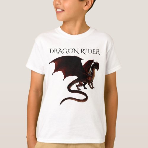 Dragon Rider Fantasy T_Shirt