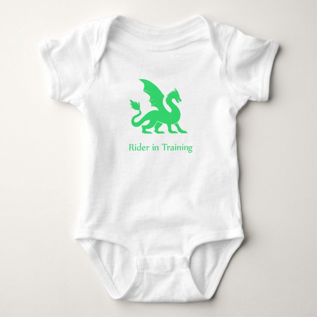 Dragon Rider in Training Feathertail Baby Clothes Baby Bodysuit (Front)