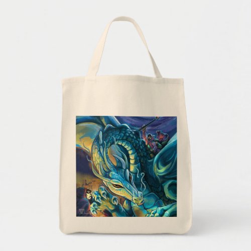 Dragon Rider Painting Tote Bag