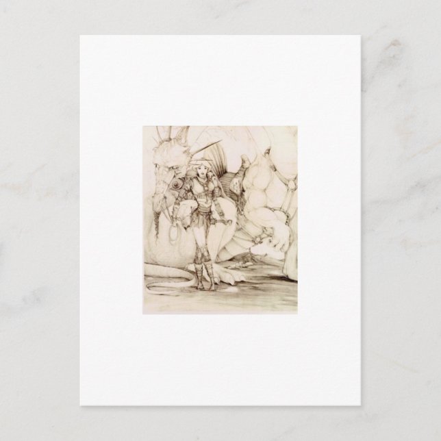 Dragon Rider Postcard (Front)