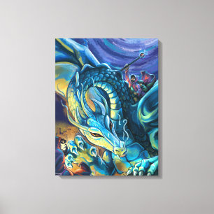 Dragon Rider Poster Canvas Print