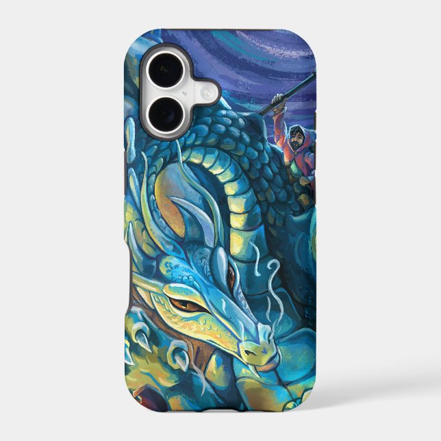 Dragon Rider Poster Iphone Case (Back)
