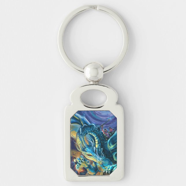 Dragon Rider Poster Keychain (Front)