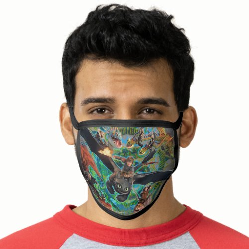 Dragon Riders Group Face Mask
