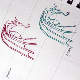 Dragon Rubber Stamp