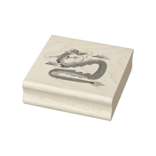 dragon rubber stamp