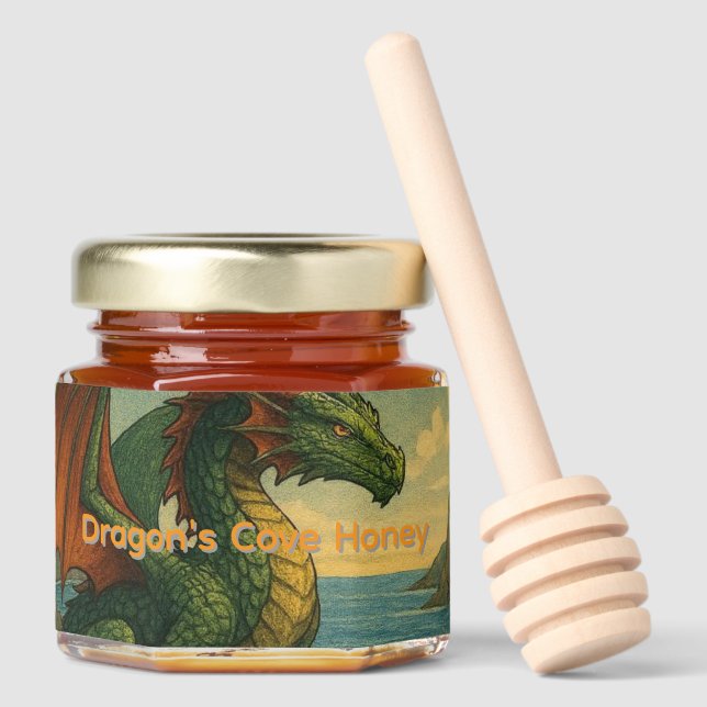 Dragon’s Cove Honey Jar Favors (Front)