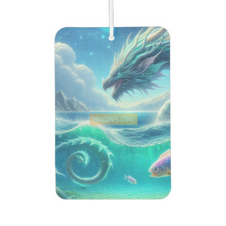 Dragon’s Cove Ocean Scene — Fantasy Dragon Air Freshener