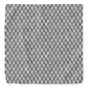 Dragon Scale Armor Silver Bandana