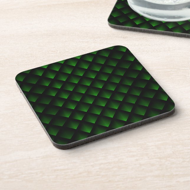 Dragon Scales Beverage Coaster (Left Side)