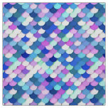 "Dragon Scales" - blue, orchid and lavender Fabric
