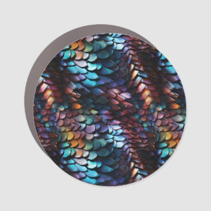 Dragon Scales Car Magnet