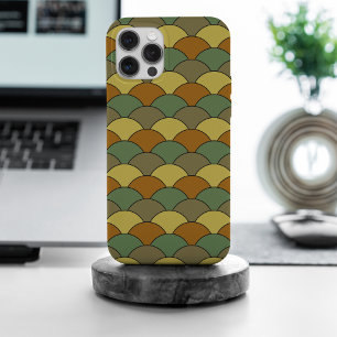 Dragon Scales, Fans, Waves, Seigaiha, Camouflage iPhone 15 Pro Max Case