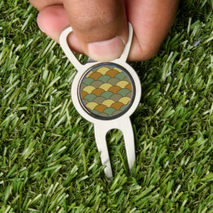 Dragon Scales, Fans, Waves, Seigaiha, Camouflage Divot Tool