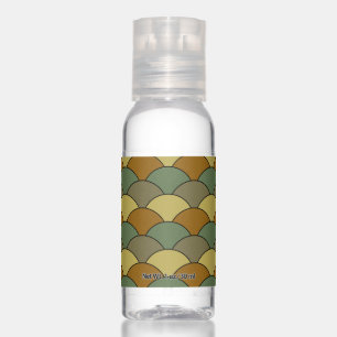 Dragon Scales, Fans, Waves, Seigaiha, Camouflage Hand Sanitizer