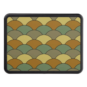 Dragon Scales, Fans, Waves, Seigaiha, Camouflage Hitch Cover
