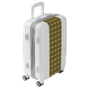 Dragon Scales, Fans, Waves, Seigaiha, Camouflage Luggage